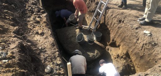 na jazida paleolítica do Canal Intercetor de Esposende